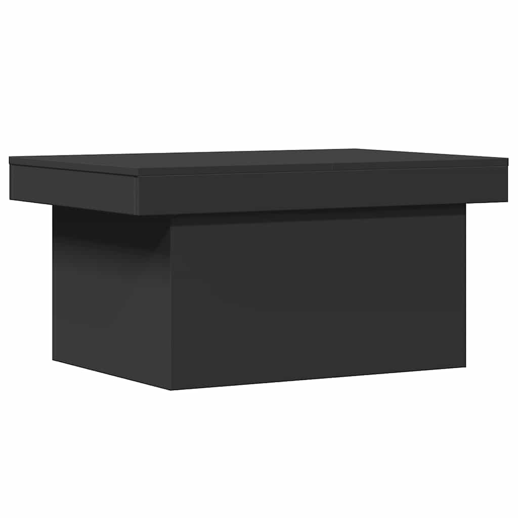 Couchtisch Schwarz 80x55x40 cm Holzwerkstoff