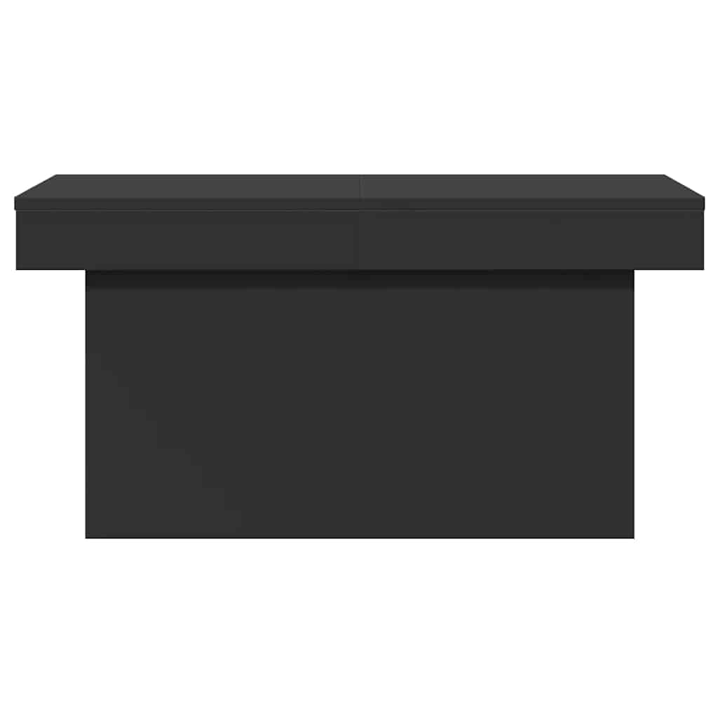 Couchtisch Schwarz 80x55x40 cm Holzwerkstoff