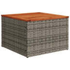 14-teiliges Gartensofa-Set mit Kissen, grau, Polyrattan