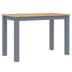 Esstisch PANAMA Grau 112x60x75 cm Massivholz Kiefer