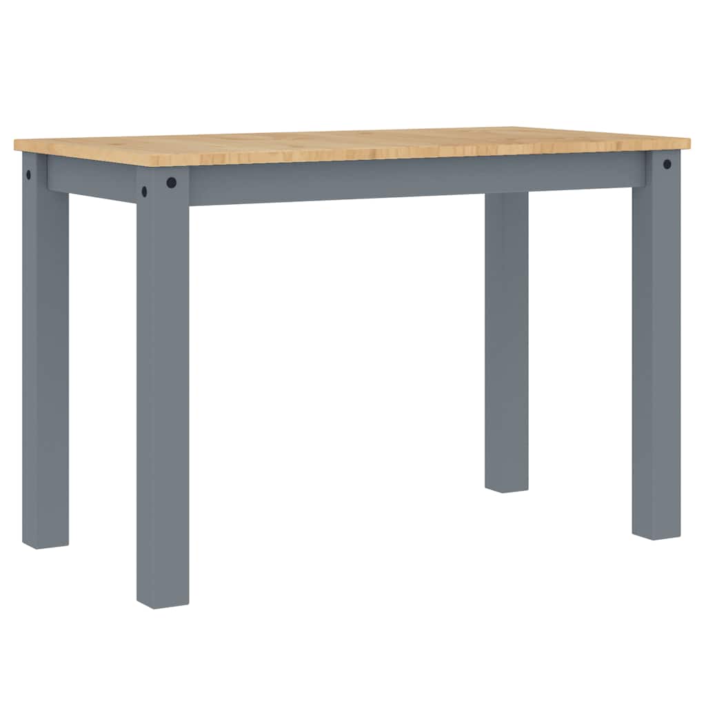 Esstisch PANAMA Grau 112x60x75 cm Massivholz Kiefer