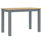 Esstisch PANAMA Grau 112x60x75 cm Massivholz Kiefer