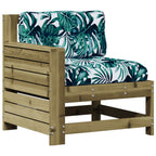 5-tlg. Garten-Lounge-Set mit Kissen Imprägniertes Kiefernholz