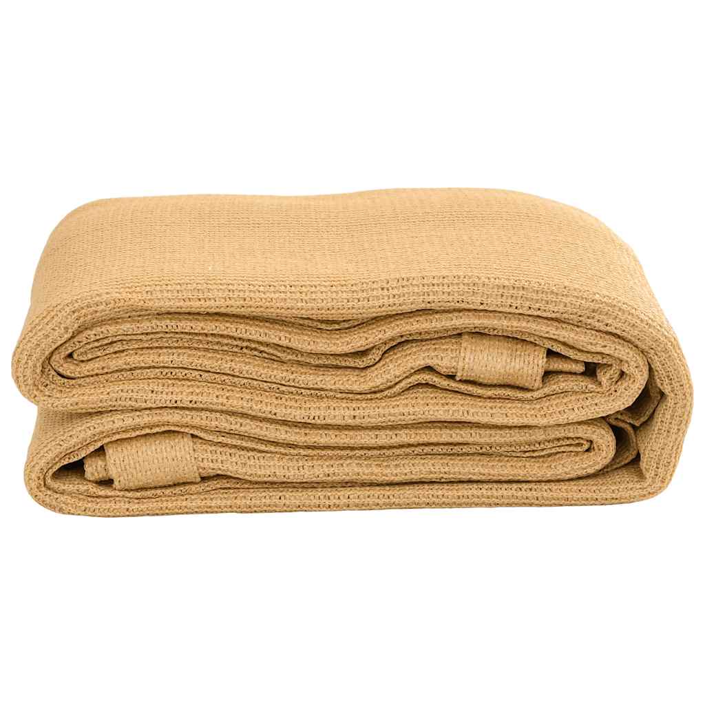 Zeltteppich Sandfarbe 250x250 cm HDPE