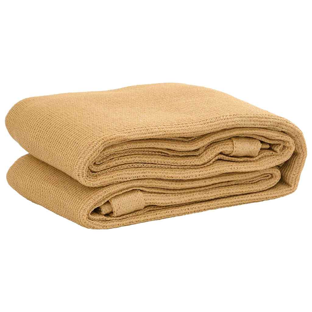 Zeltteppich Sandfarbe 300x500 cm HDPE