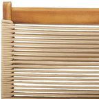 Gartenstühle 4 Stk. Klappbar Beige Massivholz Akazie