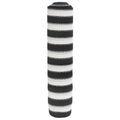 Zaunblende Anthrazit und Weiß 1,5x25 m HDPE 195 g/m²