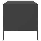 Couchtisch Schwarz 68x50x50,5 cm Stahl