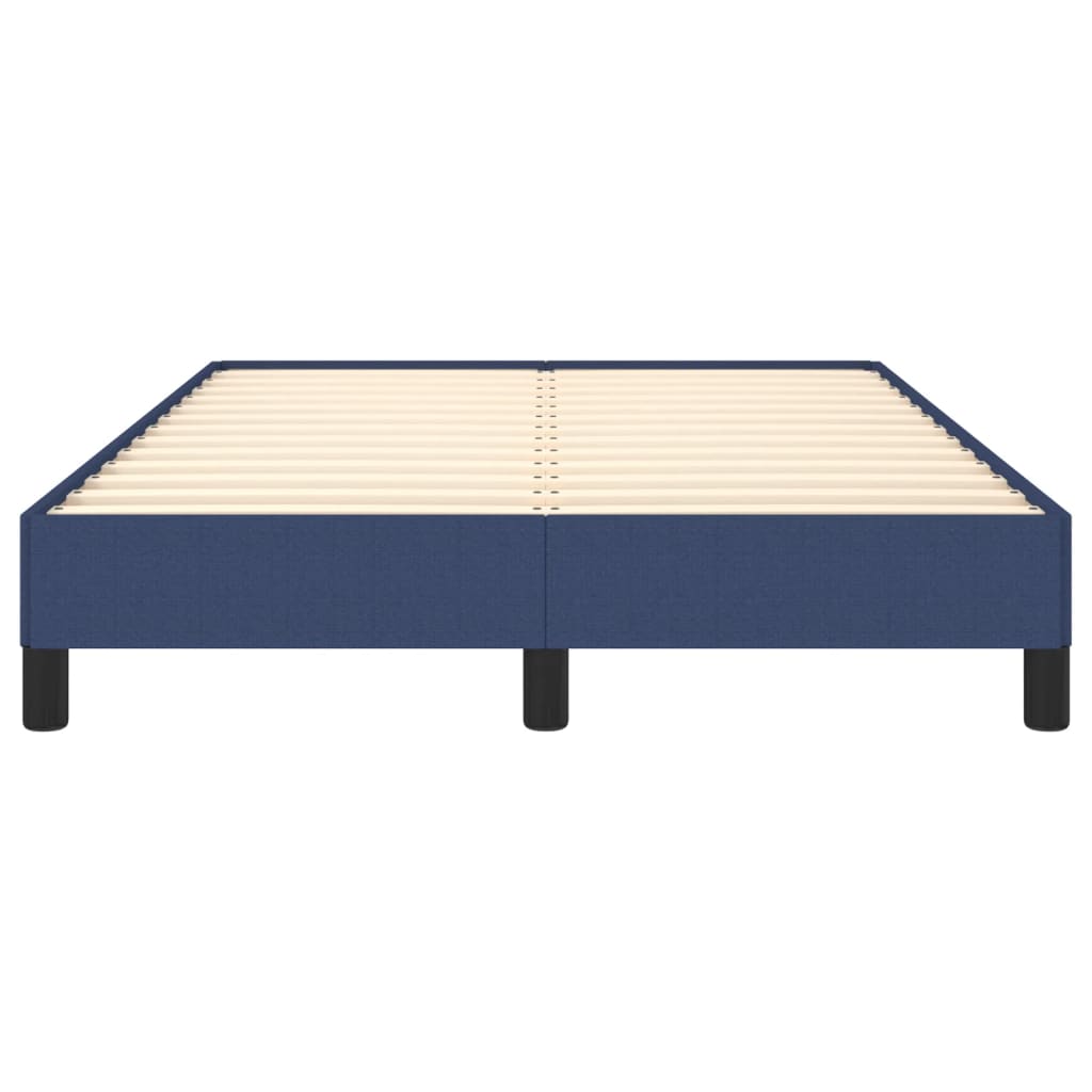 Bettgestell ohne Matratze Blau 120x190 cm Stoff