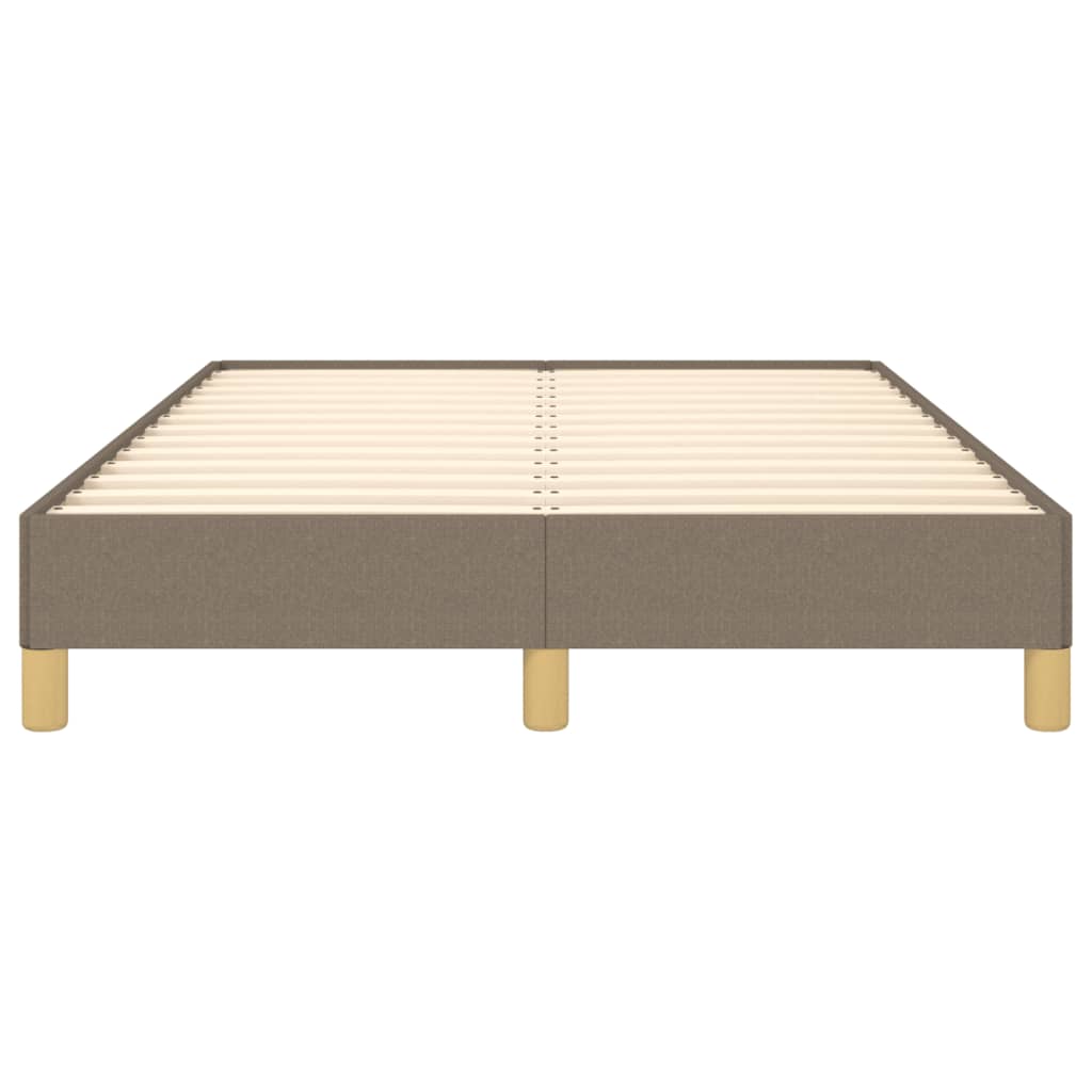 Bettgestell ohne Matratze Taupe 120x190 cm Stoff