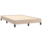 Bettgestell ohne Matratze Cappuccino-Braun 120x190cm Kunstleder