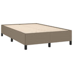 Bettgestell ohne Matratze Taupe 120x190 cm Stoff