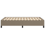 Bettgestell ohne Matratze Taupe 120x190 cm Stoff