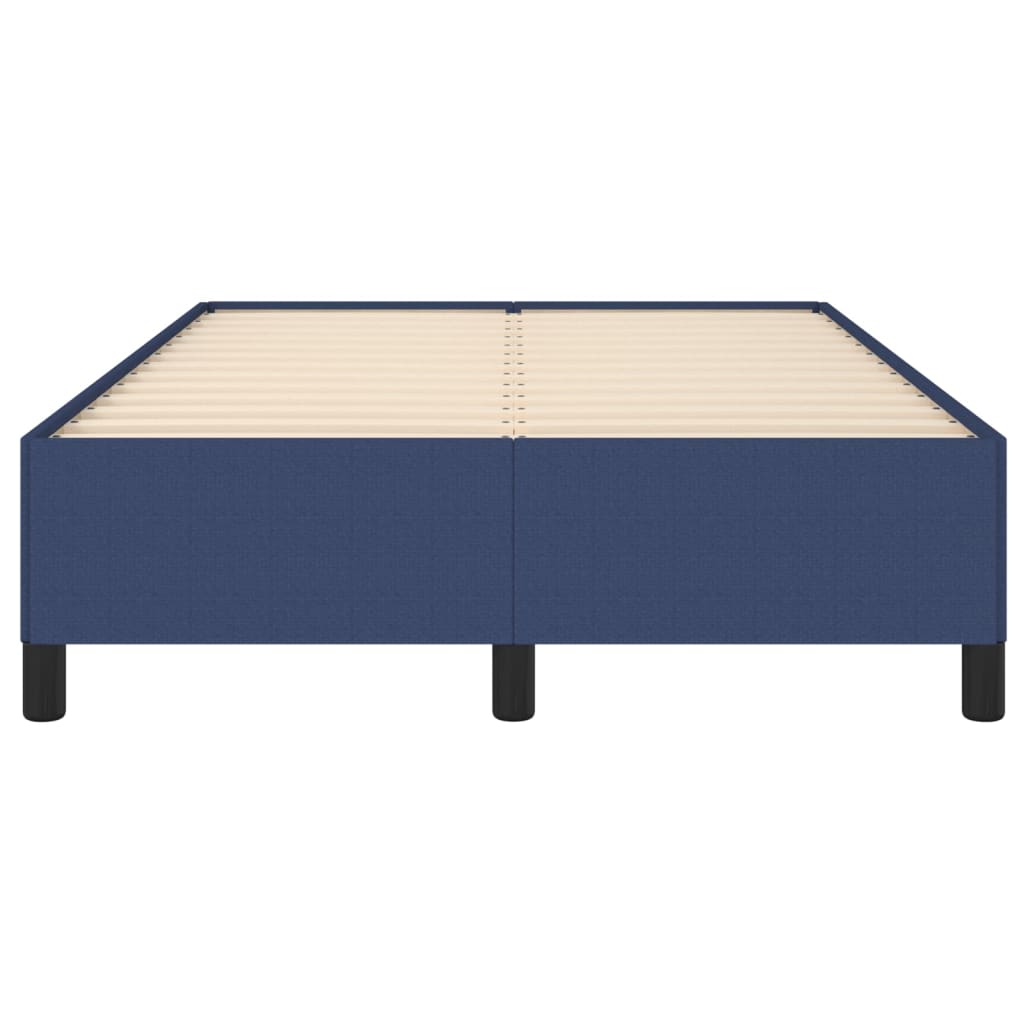 Bettgestell ohne Matratze Blau 120x190 cm Stoff