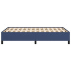 Bettgestell ohne Matratze Blau 120x190 cm Stoff