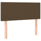 Boxspringbett mit Matratze Dunkelbraun 120x190 cm Stoff