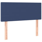 Boxspringbett mit Matratze Blau 120x190 cm Stoff