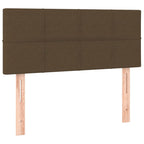 Boxspringbett mit Matratze Dunkelbraun 120x190 cm Stoff
