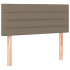 Boxspringbett mit Matratze Taupe 120x190 cm Stoff