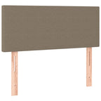 Boxspringbett mit Matratze & LED Taupe 120x190 cm Stoff