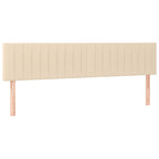 Boxspringbett mit Matratze & LED Creme 120x190 cm Stoff