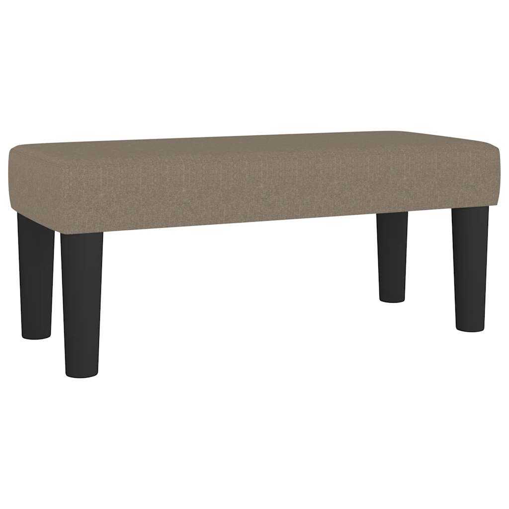 Boxspringbett mit Matratze Taupe 120x190 cm Stoff