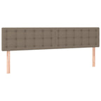 Boxspringbett mit Matratze Taupe 120x190 cm Stoff
