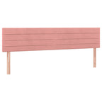 Boxspringbett mit Matratze Rosa 120x190 cm Samt