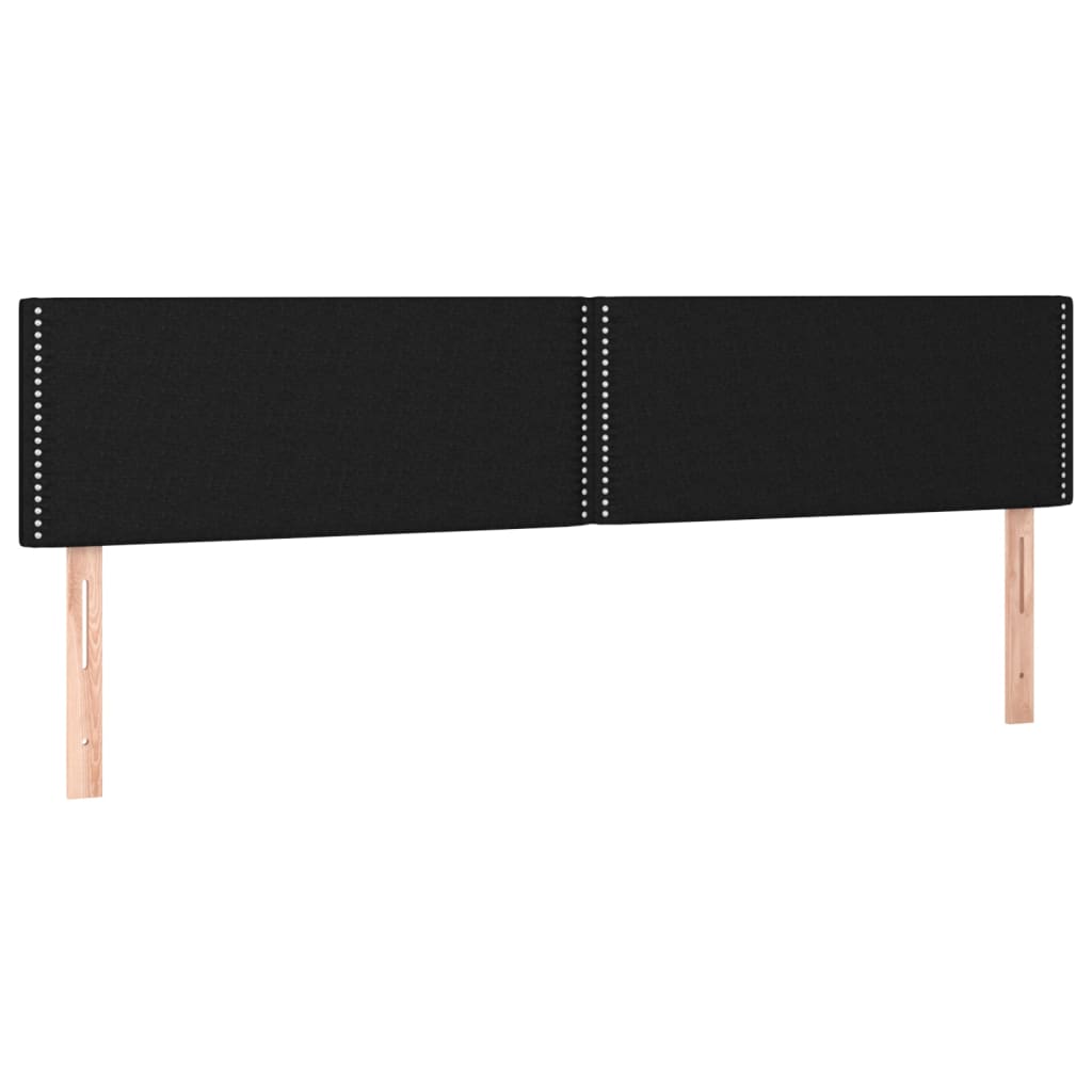 Bettgestell ohne Matratze Schwarz 120x190 cm Stoff