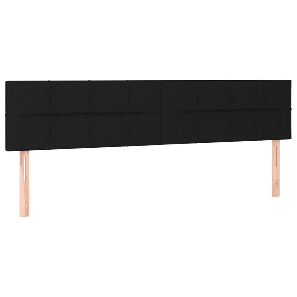 Bettgestell ohne Matratze Schwarz 120x190 cm Stoff