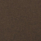 Bettgestell ohne Matratze Dunkelbraun 120x190 cm Stoff