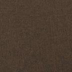 Bettgestell ohne Matratze Dunkelbraun 120x190 cm Stoff
