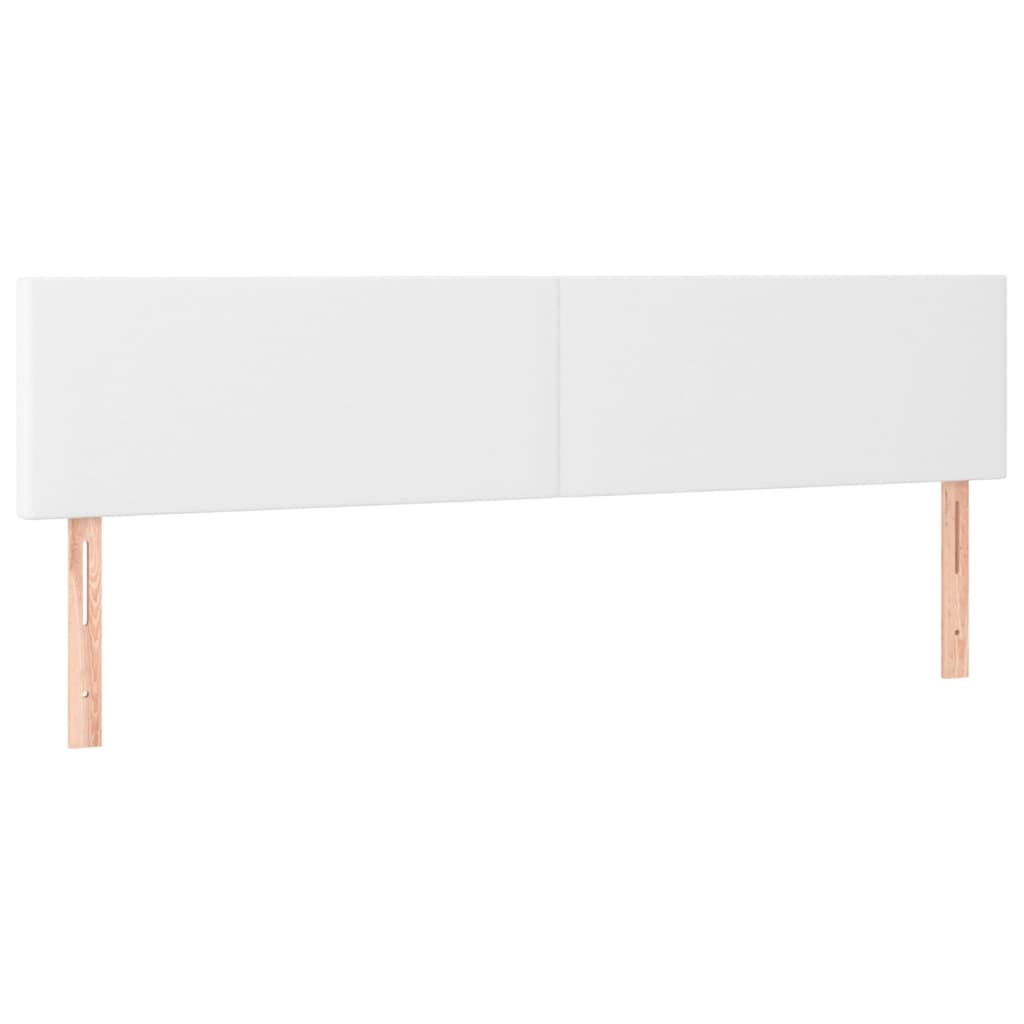 Bettgestell ohne Matratze Weiß 120x190 cm Kunstleder