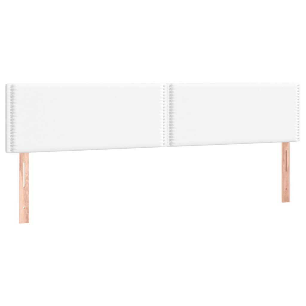 Bettgestell ohne Matratze Weiß 120x190 cm Kunstleder