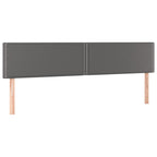 Bettgestell ohne Matratze Grau 120x190 cm Kunstleder