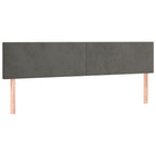 Bettgestell ohne Matratze Dunkelgrau 120x190 cm Samt