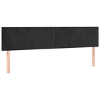 Bettgestell ohne Matratze Schwarz 120x190 cm Samt