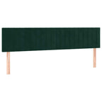 Bettgestell ohne Matratze Dunkelgrün 120x190 cm Samt