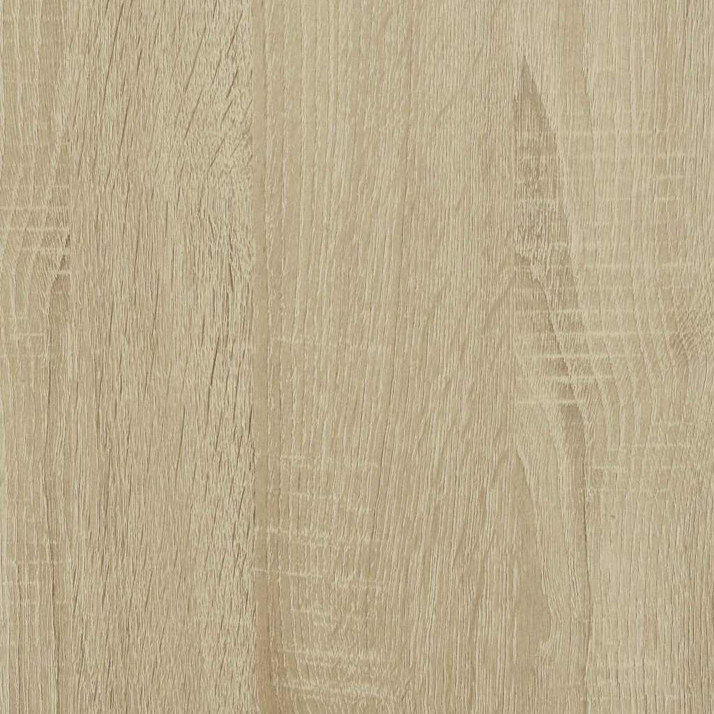Bettgestell Sonoma-Eiche 75x190 cm Holzwerkstoff und Metall