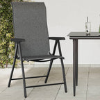 Gartenstühle 8 Stk. Klappbar Grau Poly Rattan