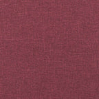 Chaiselongue mit Kissen Weinrot Stoff