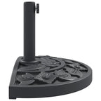 Sonnenschirmständer für Ø38/48 mm Mast 9 kg Halbrund