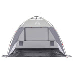 Strandzelt 2 Personen Grau Quick Release Wasserdicht