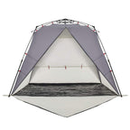 Strandzelt 4 Personen Grau Quick Release Wasserdicht
