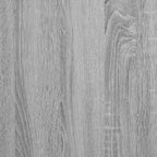 Bettgestell Grau Sonoma 135x190 cm Holzwerkstoff