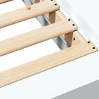 Bettgestell Weiß 160x200 cm Holzwerkstoff