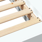 Bettgestell Weiß 120x200 cm Holzwerkstoff