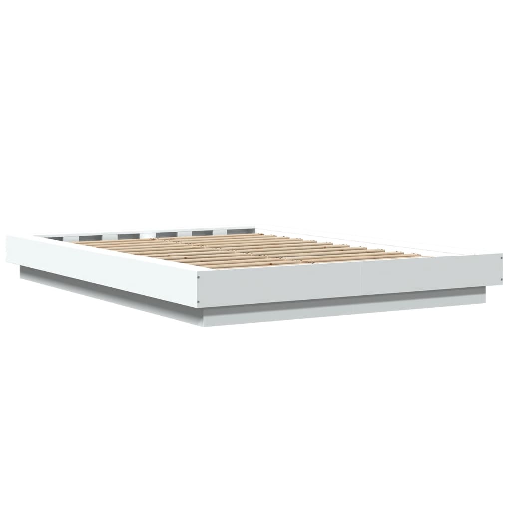 Bettgestell Weiß 120x190 cm Holzwerkstoff