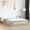 Bettgestell Sonoma-Eiche 120x190 cm Holzwerkstoff
