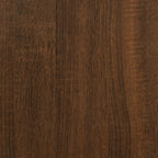 Bettgestell Braun Eichen-Optik 75x190 cm Holzwerkstoff